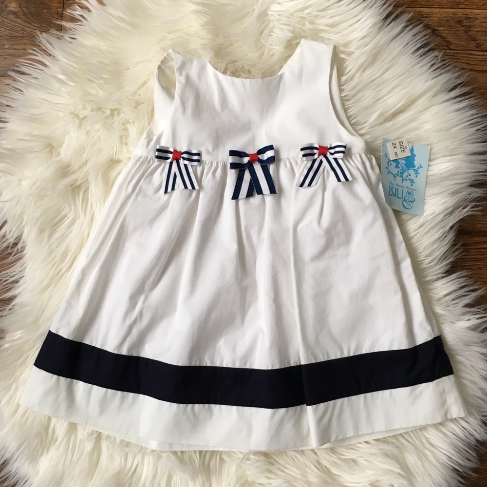 Luli & Me cotton dress 24 months NWT Never worn